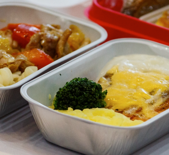 Luftfarts aluminiumsfoliebeholder