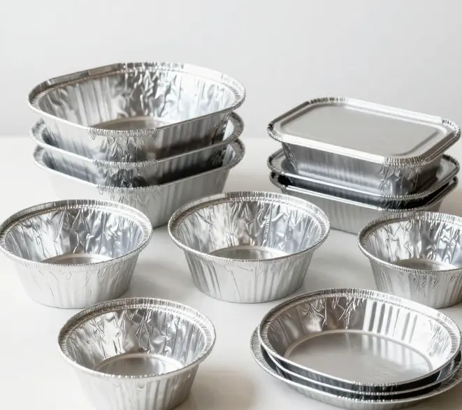 Kan du fryse mat i aluminiumsfoliebeholdere?